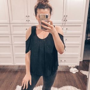 Black off the shoulder